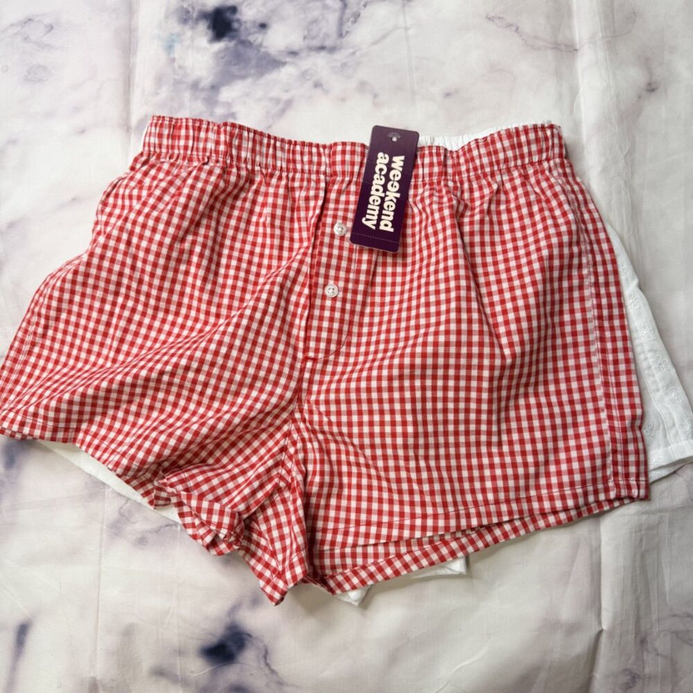 Weekend Academy Girls Cotton Blend Boxer Shorts, 2-Pack